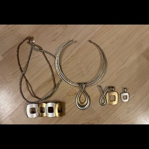 Vintage Premier Designs Jewelry- Necklace, Choker & Bracelet.